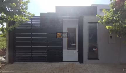 Casa para Venda em Foz do Iguaçu, Loteamento Parque da Lagoa, 2 dormitórios, 1 suíte, 2 banheiros, 1 vaga