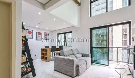 Flat com 1 quarto à venda na Avenida Ibijaú, --, Moema, São Paulo, 65 m2 por R$ 960.000