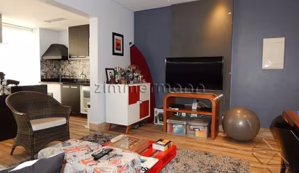 Apartamento com 1 quarto à venda na Rua Roque Petrella, --, Brooklin, São Paulo, 51 m2 por R$ 750.000