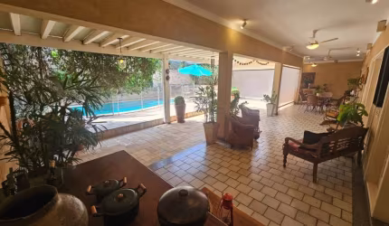 Casa térrea - Mansur Daud - 3 Dormitórios - Piscina - Sauna a vapor