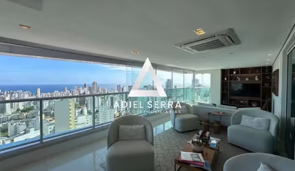GRAÇA | 261m² | 4 SUÍTES | VARANDÃO GOURMET | NASCENTE | ANDAR ALTO | 4 VAGAS + DEPÓSITO