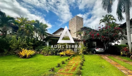 PORTO BUSCA VIDA RESORT | FRENTE RIO | 400m² | 4 SUÍTES + GABINETE | MOBILIADA | PISCINA | TERRENO DE 700m²