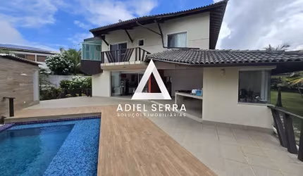 Busca Vida | 450m² C/ 1175m² de Terreno | 3 Suítes | Dependência Completa | Poço Artesiano | Irrigação Automatizada | Total Infraestrutura de Lazer