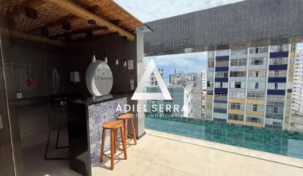Barra - 30m² - 1 Quarto - Vista Mar - Alto Padrão - Total Infraestrutura de Lazer