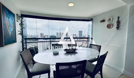 82m² - 3 quartos sendo 1 suíte - Lavabo - Andar altíssimo - Nascente - Vista livre - Cozinha americana - Varanda - Área de serviço - 2 vagas