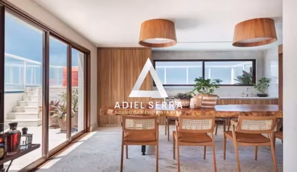 Cobertura duplex - Armação - 3 suítes + home - Piscina e área gourmet - 350m² - Fino acabamento - Bancadas - Vista mar - Reformado - 3 vagas
