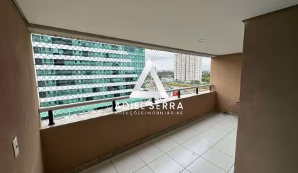 Alphaville Salvador - 46m² - 1 quarto - Sala - Varanda - Banheiro social - Área de Serviço - Split - Armários - 1 vaga