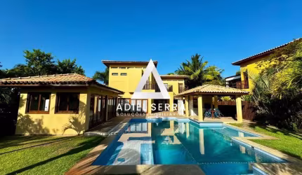 Quintas de Sauípe - 972m² - PORTEIRA FECHADA - Nascente - 4 suítes -Área gourmet c/ churrasqueira - Home - Piscina - Jardim - 10 vagas