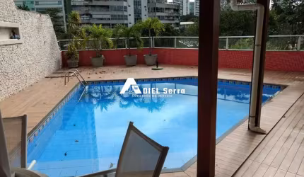 Horto Florestal - 3 quartos sendo 2 suítes - Lavabo - 3 salas - Varandas - Gabinete - Piscina c/ bar - Depósito - 4 vagas