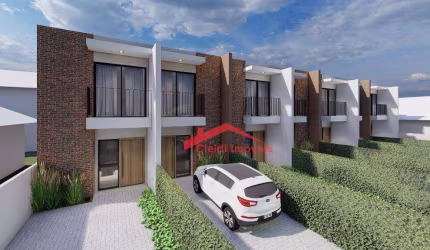 Casa com 2 dormitórios à venda, 92 m² por R$ 573.053,10 - Boa Vista - Joinville/SC