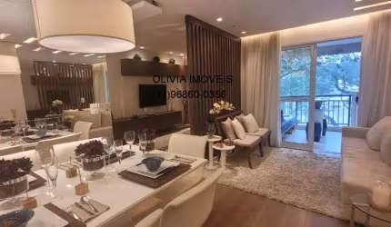 Apartamento decorado repleto de móveis 67mts, 2 dormitórios, 1 suíte, terraço com churrasqueira, 1 vagas na Chácara Inglesa.