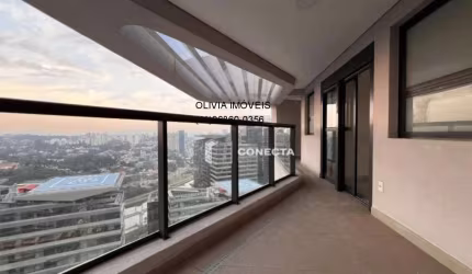 Cobertura duplex 203 m², 3 suítes, hall privativo, 4 vagas na Chácara Santo Antônio.