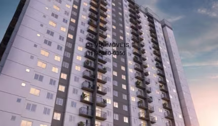 Apartamento a venda com 32mts, 2 dormitórios, terraço a 200m do Metrô Sacomã