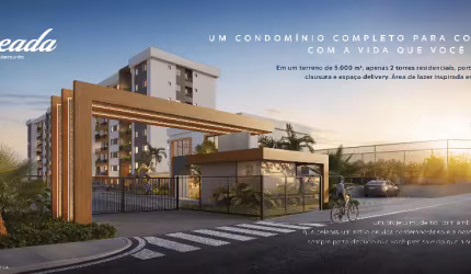 Apartamento para venda tem 55m² com 2 quartos em Buraquinho - ENSEADA PRAIA DE BURAQUINHO