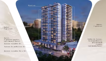 Apartamento à Venda no Rivê, Rio Vermelho - 3 e 4 Quartos