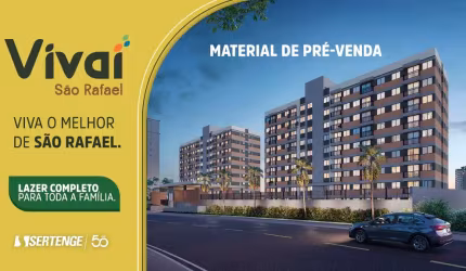 Apartamento com 2/4 em Vivai São Rafael