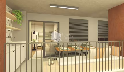 APTO À VENDA, COM 57M²  2 DORM 1 SUÍTE, COM PONTO PARA AR COND. AQUECIMENTO A GÁS, PONTO DE COOKTOP