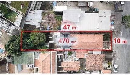 Terreno residencial para venda, 472m²