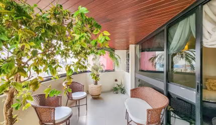 Apartamento tipo para venda com 4 quartos, sendo 4 suítes, 198m²