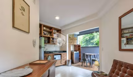 Apartamento garden para venda com 1 quarto, 47m²