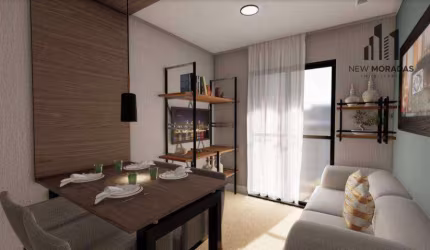 Residencial Le Rivière - Apartamento 2 dormitórios à venda, 52 m2 - Santa Quitéria.