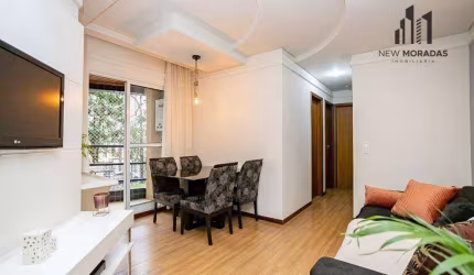 Casa Blanca, Apartamento 3 quartos, churrasqueira  à venda, 59 m² - Novo Mundo.