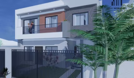 Sobrados Novos, 3 dormitórios à venda, 108 m²- Novo Mundo - Curitiba/PR