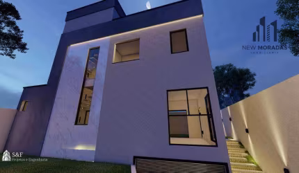 Sobrado com 3 dormitórios à venda, 202 m² por R$ 1.250.000 - Lindóia - Curitiba/PR