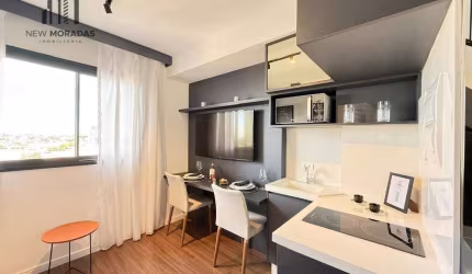 Studio Duplex, mobiliado à venda, 30 m²- Novo Mundo