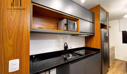 Studio com 1 dormitório para alugar, 20 m² por R$ 2.300/mês - Novo Mundo - Curitiba/PR
