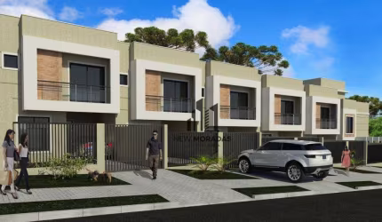 Residencial Portinari, Sobrado 3 dormitórios  venda, 105 m²- Pinheirinho
