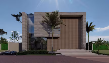 Casa alto padrão com 500 m² privativos, 4 suítes, piscina, 4 vagas de garagem, no Batel, Curitiba - PR.