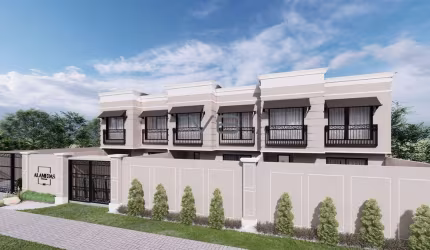 Casa Sobrado, com 3 suites, 151 m² privativos, 2 vagas de garagem, no Bom Retiro, Curitiba - PR.