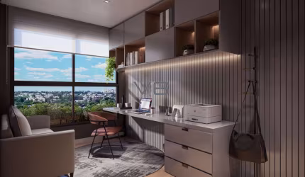 Apartamento Alto Padrão com 141 m² privativos, 3 suítes, 2 vagas de garagem, no Juvevê, Curitiba - PR.