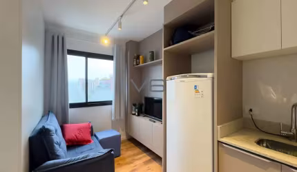 Apartamento Studio com 22,5 m² privativos, no Centro/Batel, Curitiba - PR.
