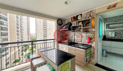 Apartamento de 126m2 com 3 suítes à venda no condomínio clube Royale Merit, no Jardim Bela Vista, Santo André SP!