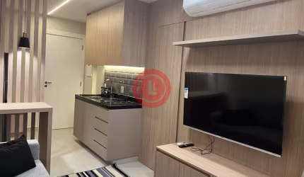 Apartamento mobiliado para locação no Paraíso, São Paulo-SP: 1 quarto, 1 sala, 1 banheiro, 1 vaga de garagem, 44m² de área.