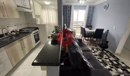 Apartamento à venda em Mauá-SP, Vila Assis Brasil: 2 quartos, 1 suíte, 2 salas, 1 banheiro, 1 vaga, 58m². Venha conferir!