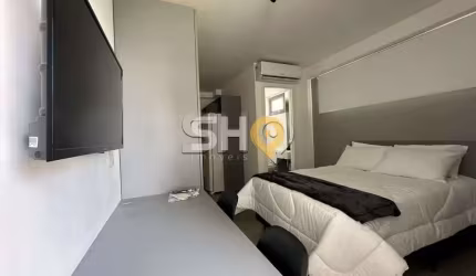 Apartamento com 1 quarto à venda na Avenida dos Imarés, 296, Indianópolis, São Paulo por R$ 550.000