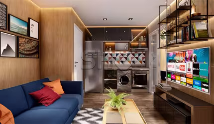 Apartamento com 1 quarto à venda na Rua Fernão Vaz da Costa, 324, Vila Nova das Belezas, São Paulo por R$ 427.350