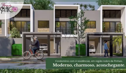 Casa com 3 quartos à venda na Rua Vicente d'Andrea, 469, Estância Pinhais, Pinhais, 139 m2 por R$ 829.000