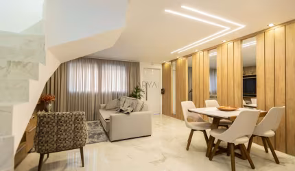 Casa em condomínio fechado com 3 quartos à venda na Rua Tommaso Campanella, 365, Santa Cândida, Curitiba, 84 m2 por R$ 600.000