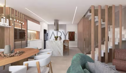 Casa em condomínio fechado com 3 quartos à venda na Rua José Sabóia Cortes, 80, Centro Cívico, Curitiba, 198 m2 por R$ 2.360.000