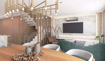 Casa em condomínio fechado com 3 quartos à venda na Rua José Sabóia Cortes, 80, Centro Cívico, Curitiba, 179 m2 por R$ 2.190.000