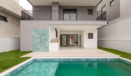 Casa em condomínio fechado com 3 quartos à venda na Rua da Pedreira, 1942, Campo Pequeno, Colombo, 305 m2 por R$ 2.500.000