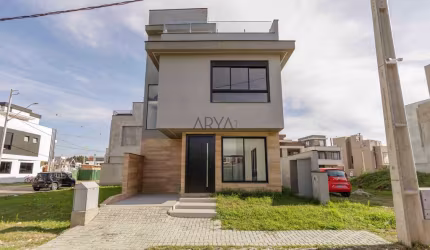 Casa em condomínio fechado com 3 quartos à venda na Rua Irma Schreiner Maran, 503, Santa Cândida, Curitiba, 173 m2 por R$ 1.290.000