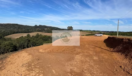 Sitio com 14.400 m², escriturado, riacho, araucárias,  pronto para construir