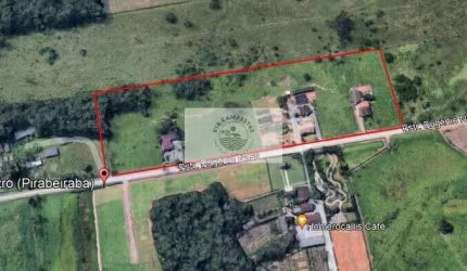 Terreno urbano único na região, com 30.000 m², plano e limpo, excelente para construtoras e incorporadoras