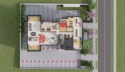 Apartamento com 2 dormitórios à venda, 57 m  por R  589.900,00 - Bacacheri - Curitiba PR