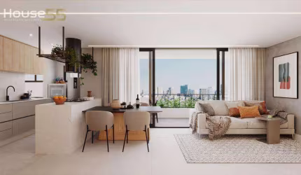Apartamento com 1 dormitório à venda, 87 m² por R$ 921.000,00 - Cabral - Curitiba/PR